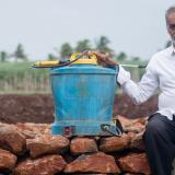 Farmer and agrochemical worker Annasso More was diagnosed with peripheral neuropathy because of overexposure to toxins, making it difficult for him to walk. 