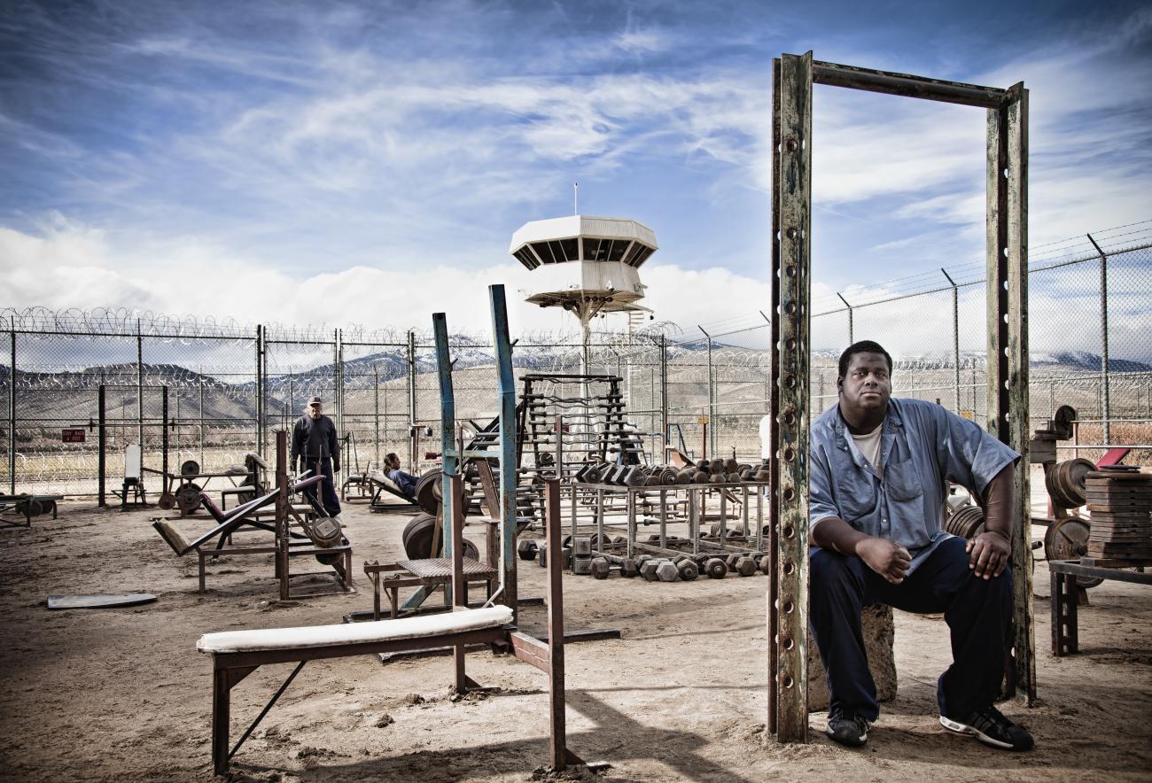 A prisoner named "Big Jeff" was at the Northern Nevada Correctional Institute near Reno. He helped the older guys with weights in the workout yard. He was scheduled to be released the following day.