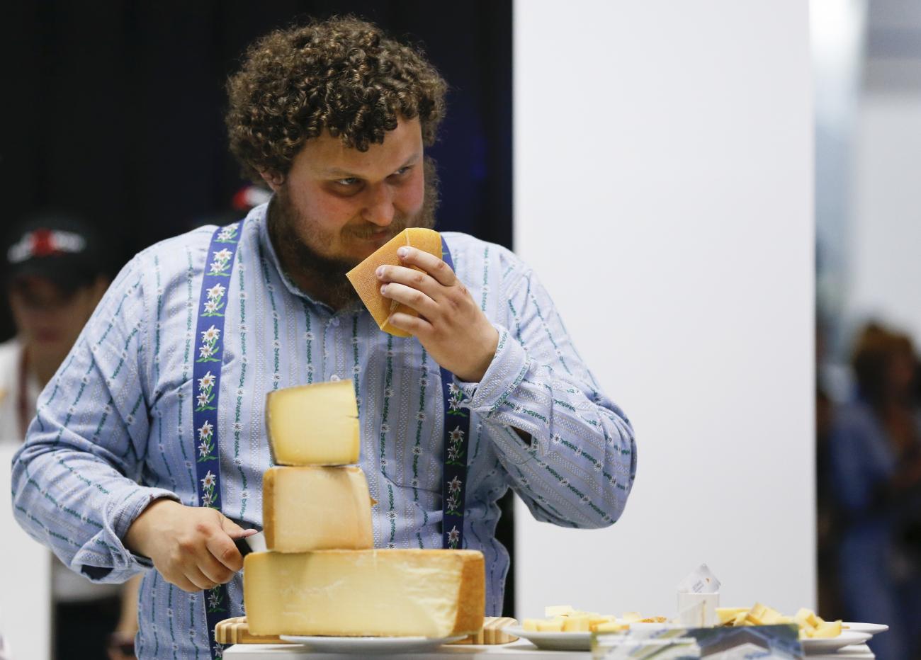 Businessman and cheese maker Oleg Sirota attends the St. Petersburg International Economic Forum (SPIEF), Russia, June 2, 2017