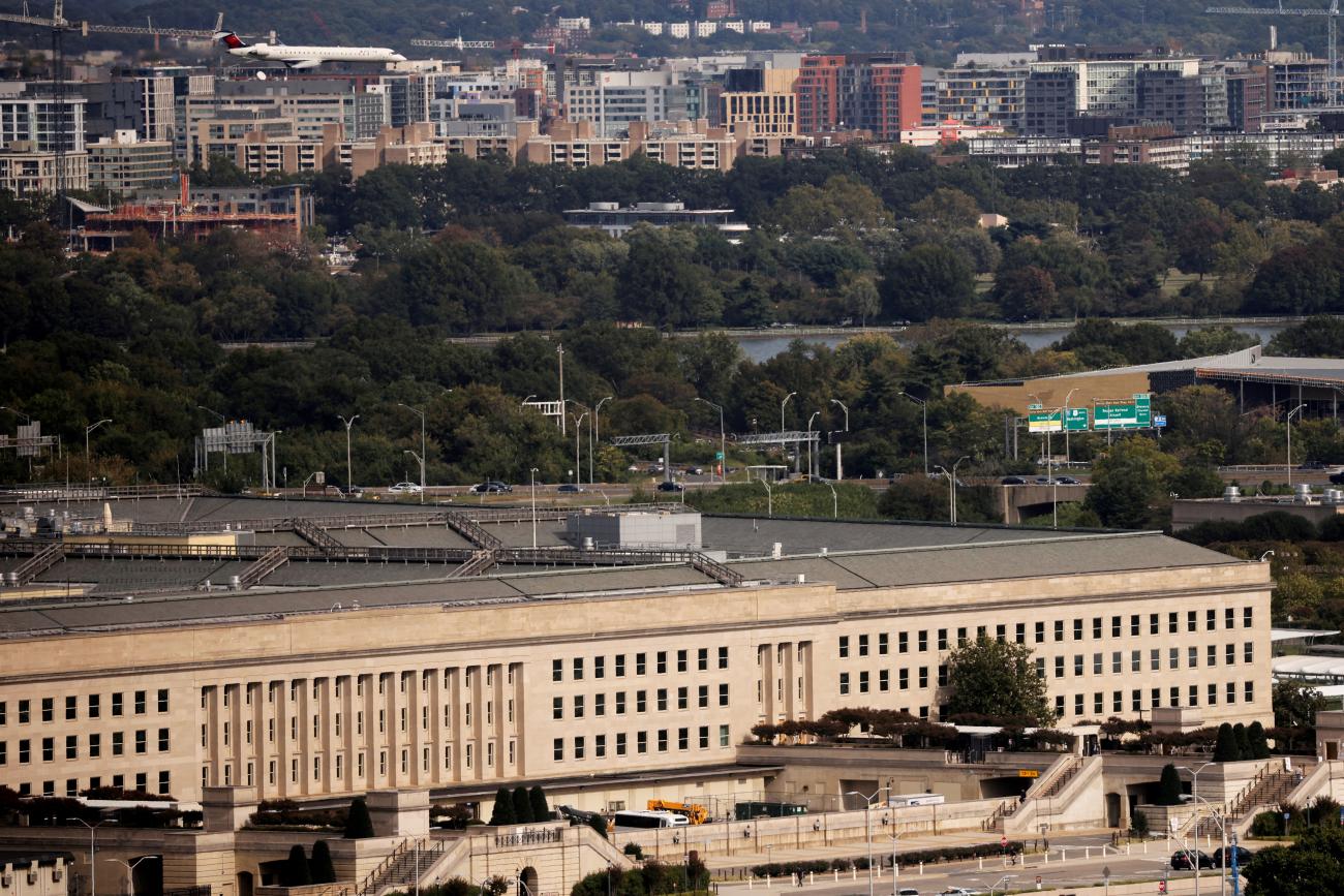 The Pentagon building is seen in Arlington, Virginia, October 9, 2020.