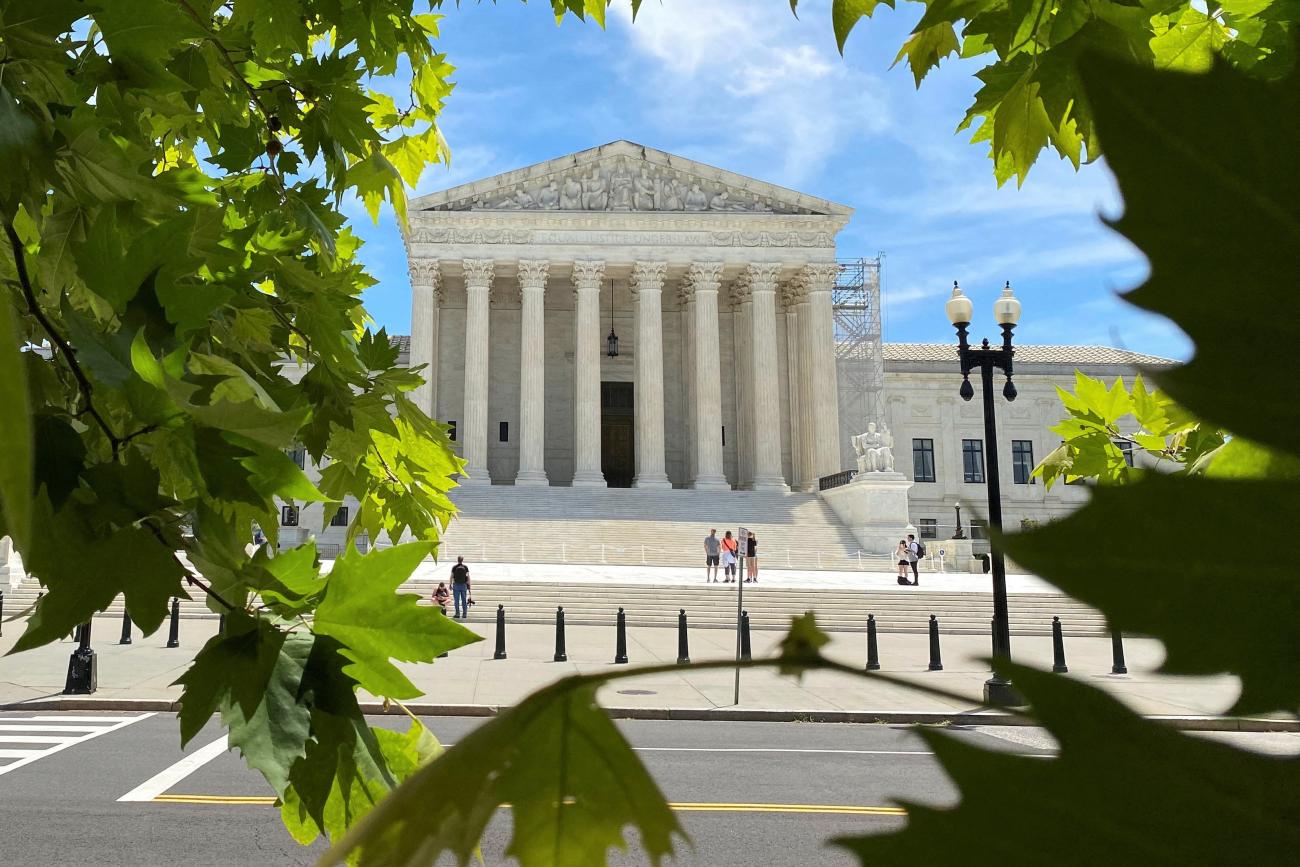 A general view of the U.S. Supreme Court building.