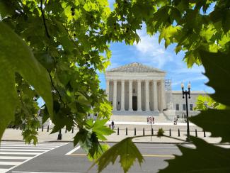 A general view of the U.S. Supreme Court building.
